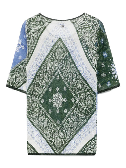 Bandana-Print T-Shirt