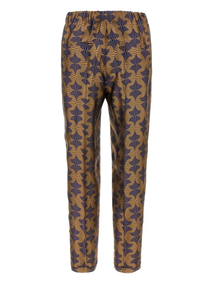 Patterned-Jacquard Trousers