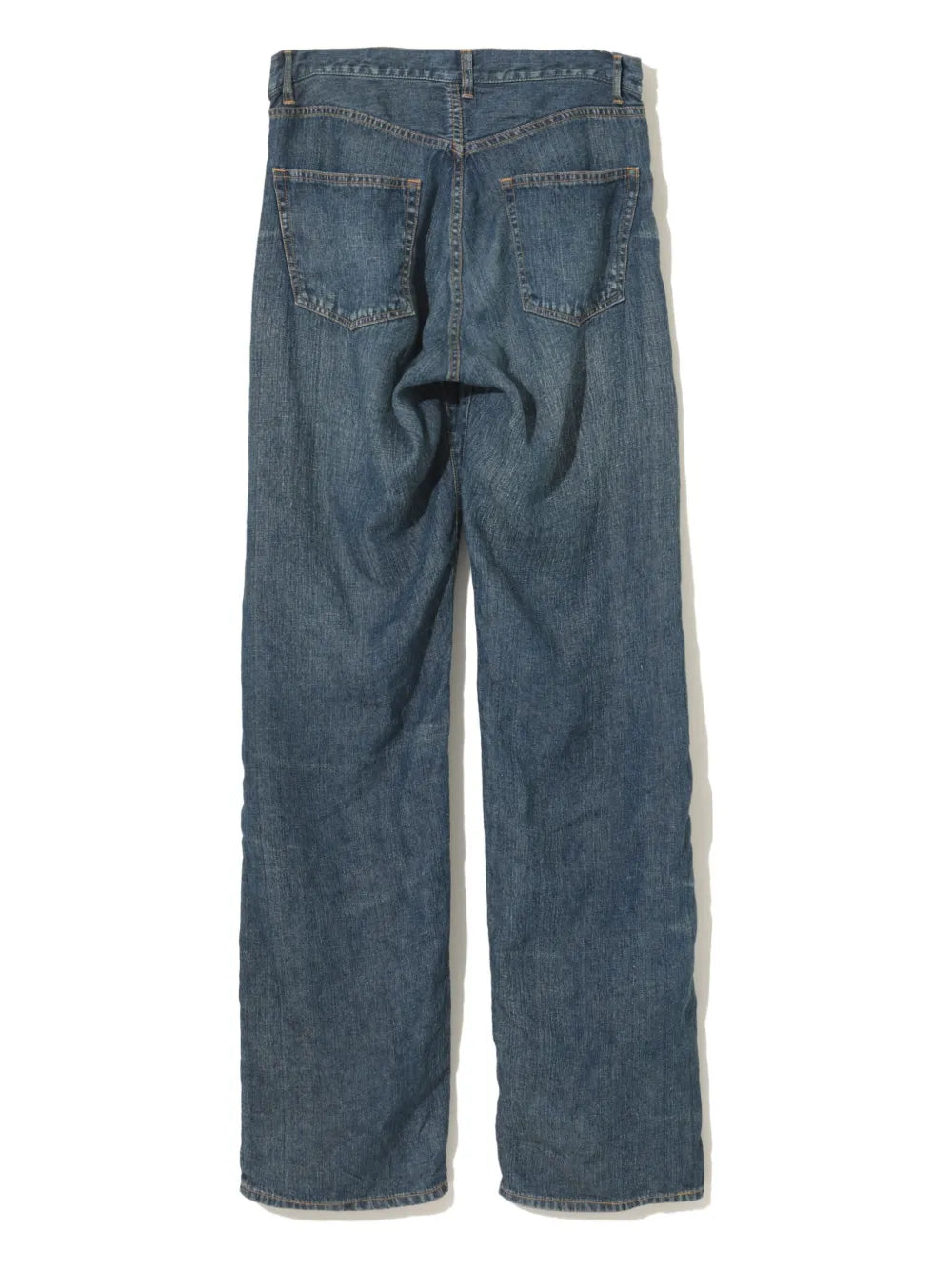Linen Straight-Leg Jeans