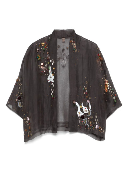 Crystal-Embellished Jacket