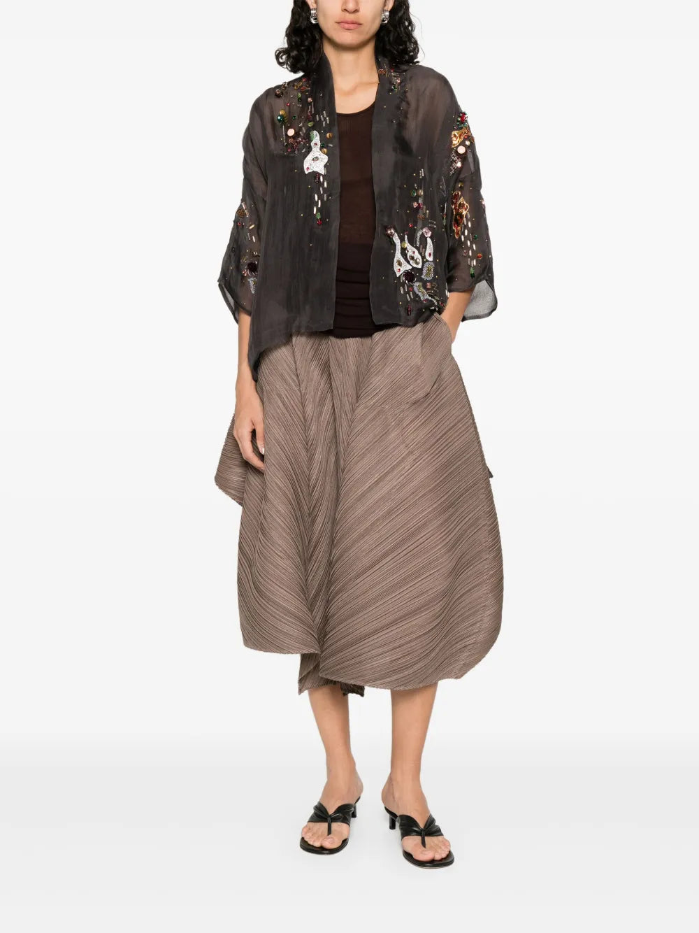 Crystal-Embellished Jacket