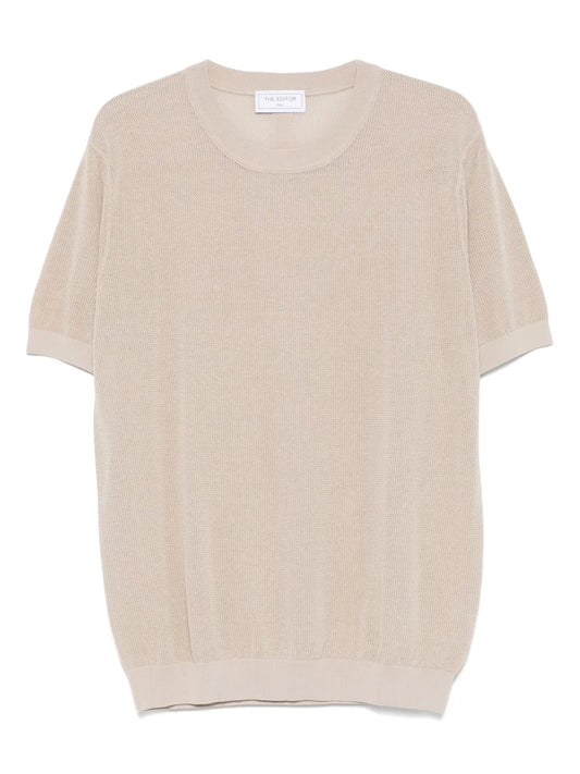 Open-Knit T-Shirt
