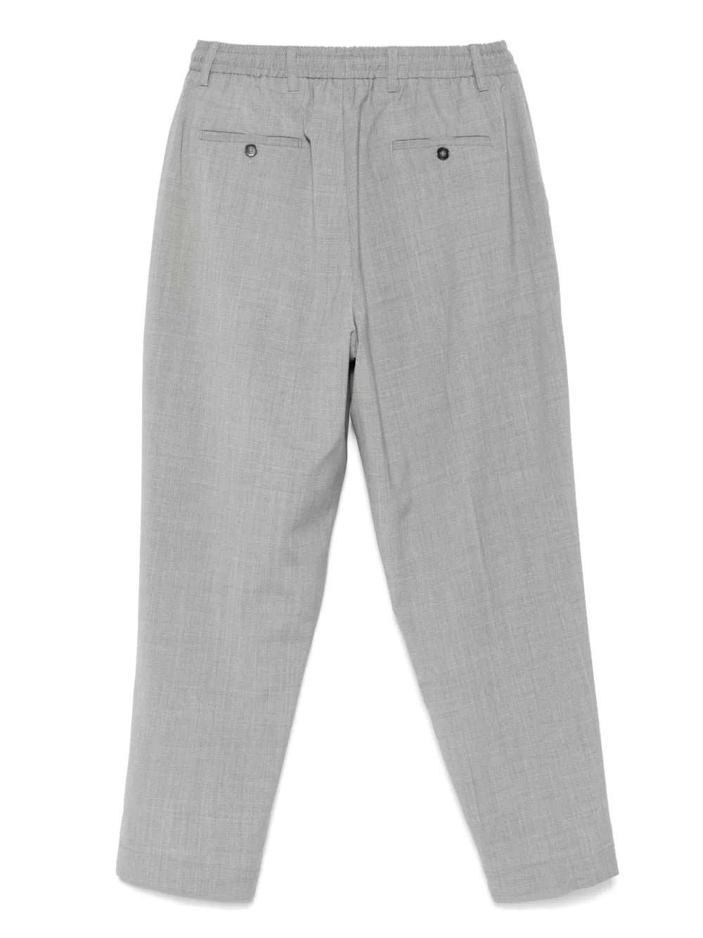Mélange-Effect Trousers
