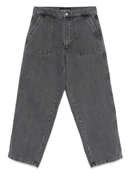 Washed-Effect Jeans