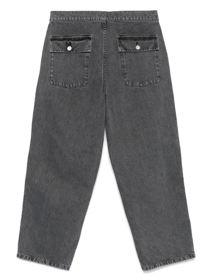Washed-Effect Jeans