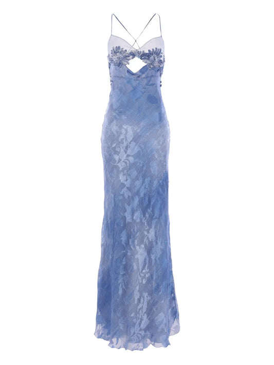 Embroidered Maxi Dress