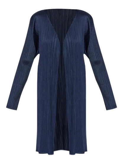 Pleated Cardigan
