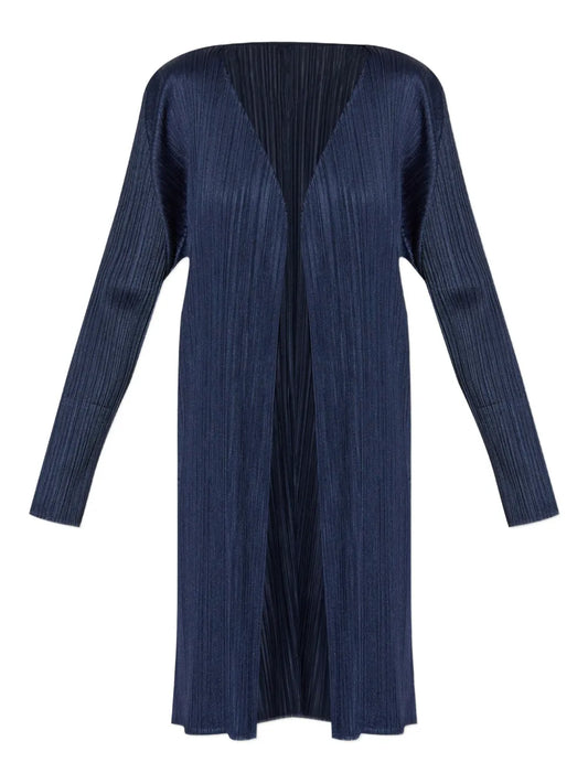 Pleated Cardigan