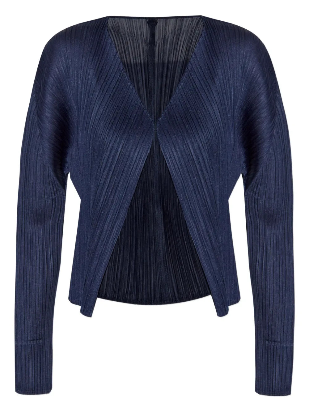 Pleated Cardigan