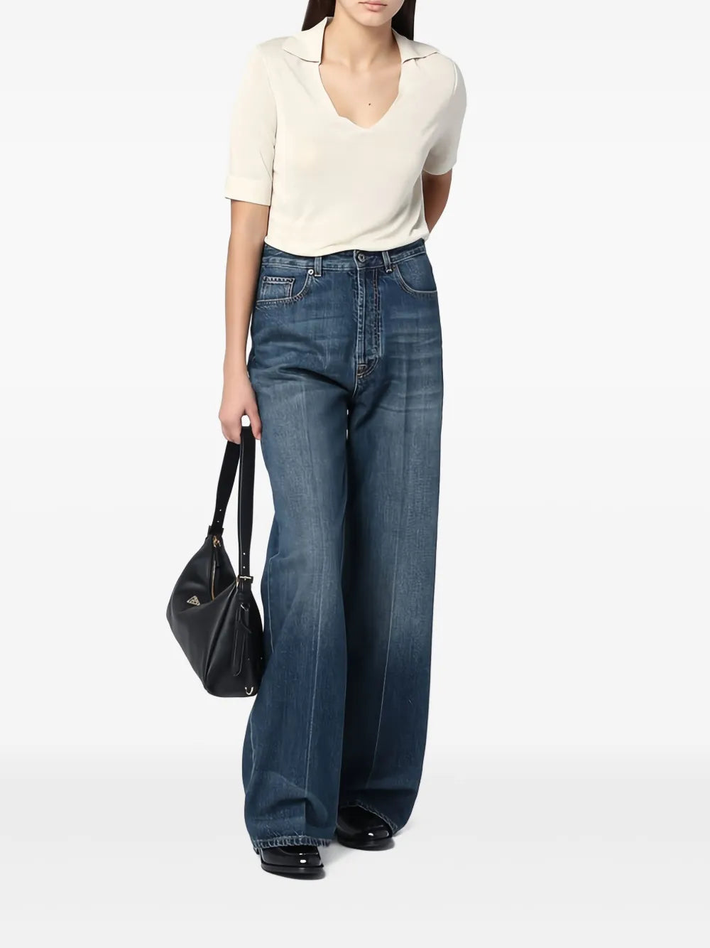 Silk-Blend Polo Shirt