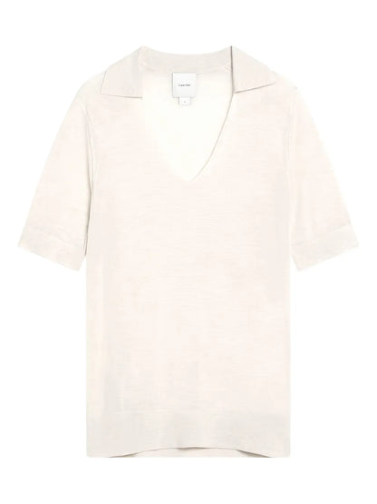 Silk-Blend Polo Shirt