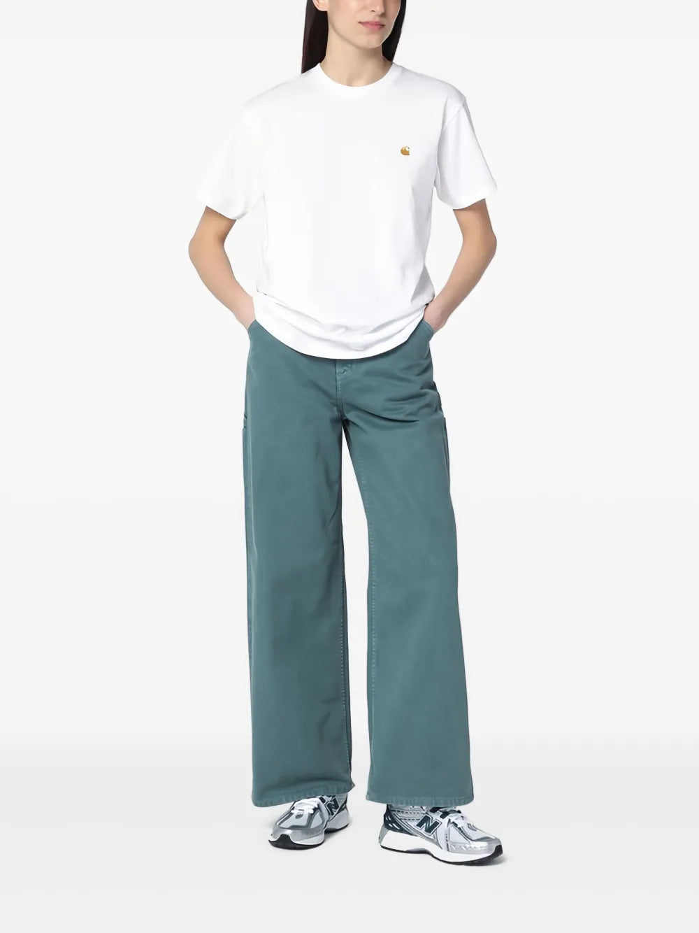Cargo Wide-Leg Jeans