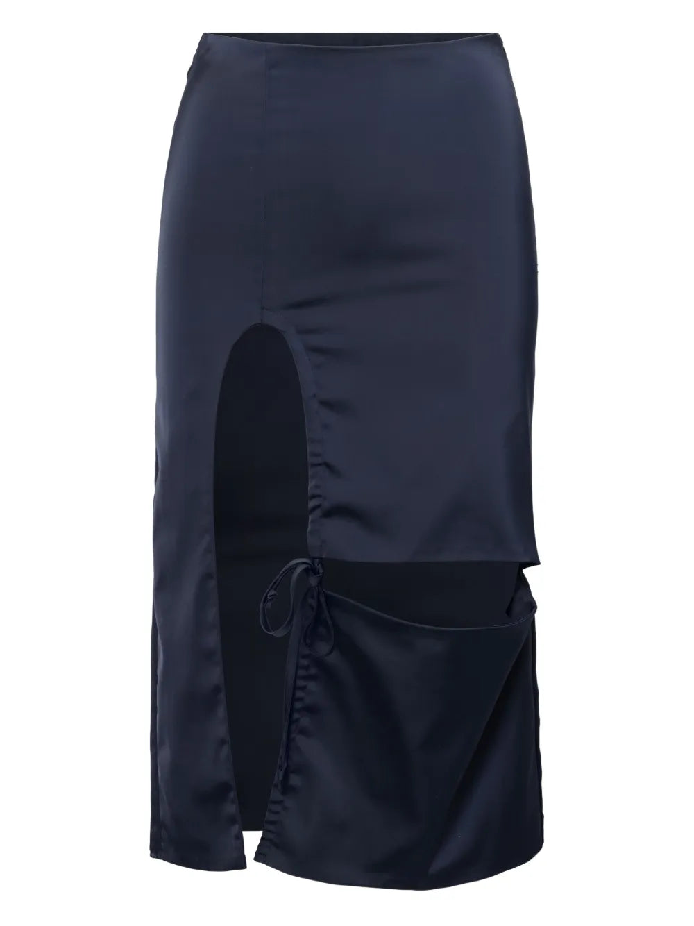 Satin Midi Skirt