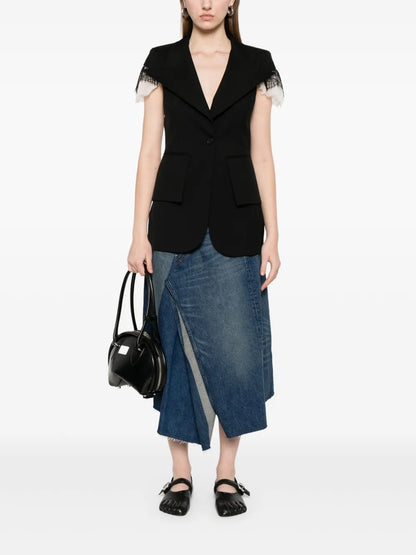 Denim Midi Skirt