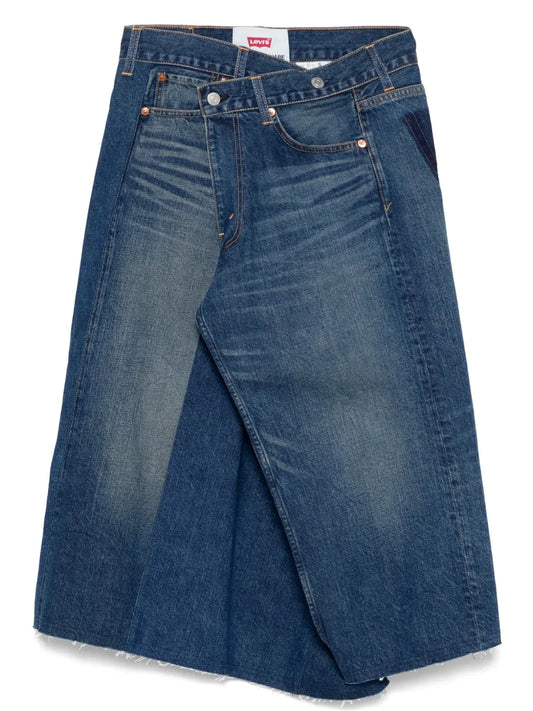Denim Midi Skirt