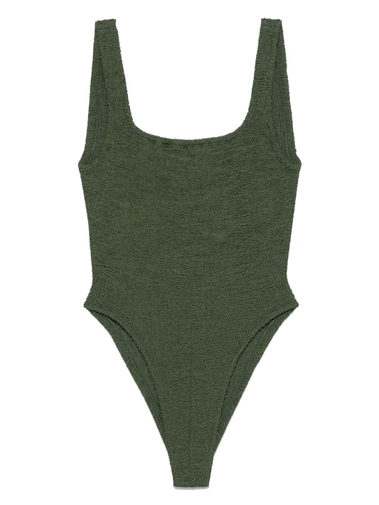 Square-Neck Swimsuit