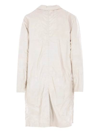 Notched-Collar Trench Coat