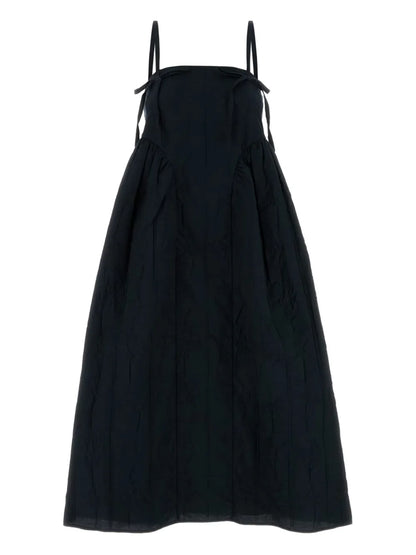 Pleated Midi Dress