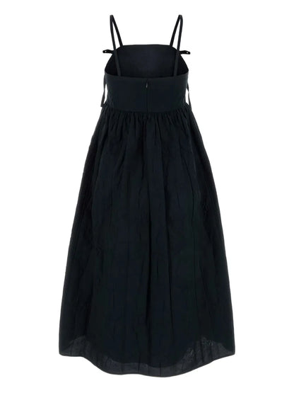 Pleated Midi Dress