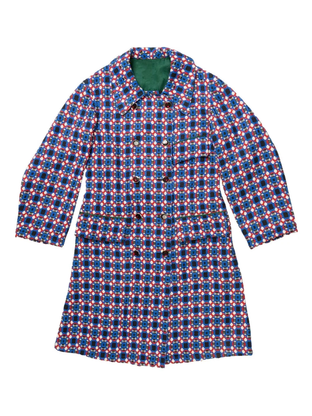 Wool Double-Breasted Coat