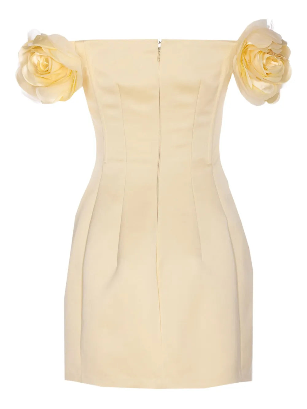 Floral-Appliqué Dress