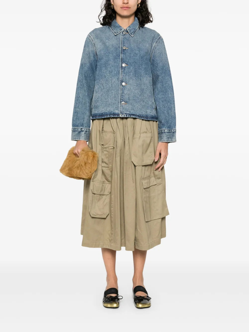 Cargo Midi Skirt