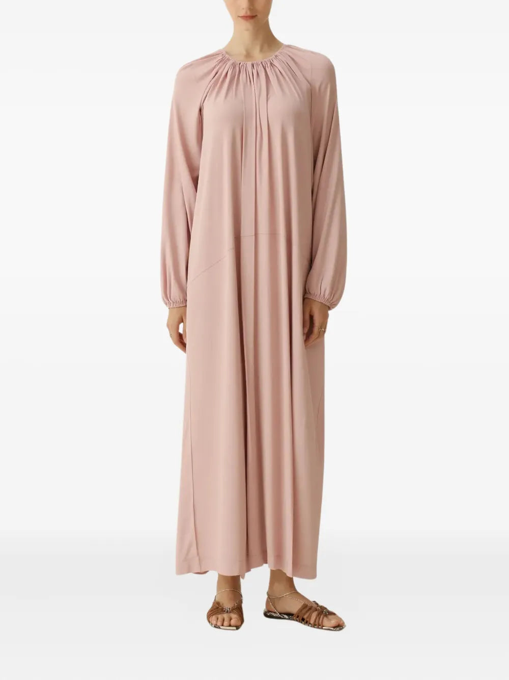 Gathered Maxi Dress