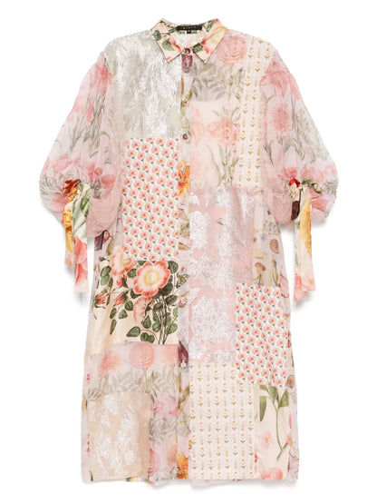 Patchwork Shirt Dress