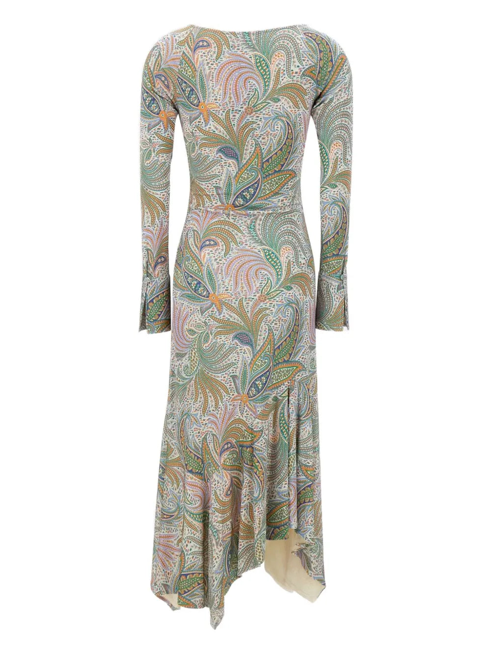 Floral-Print Midi Dress