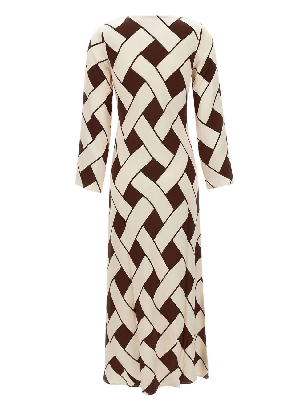 Alondra Braided-Pattern Midi Dress