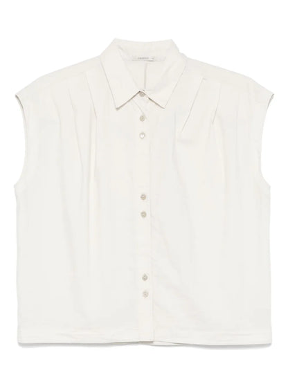 Pleat-Detailed Shirt