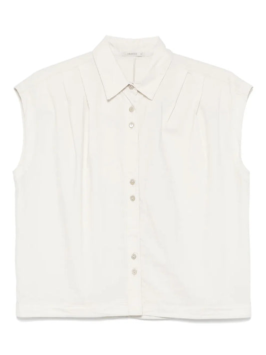Pleat-Detailed Shirt