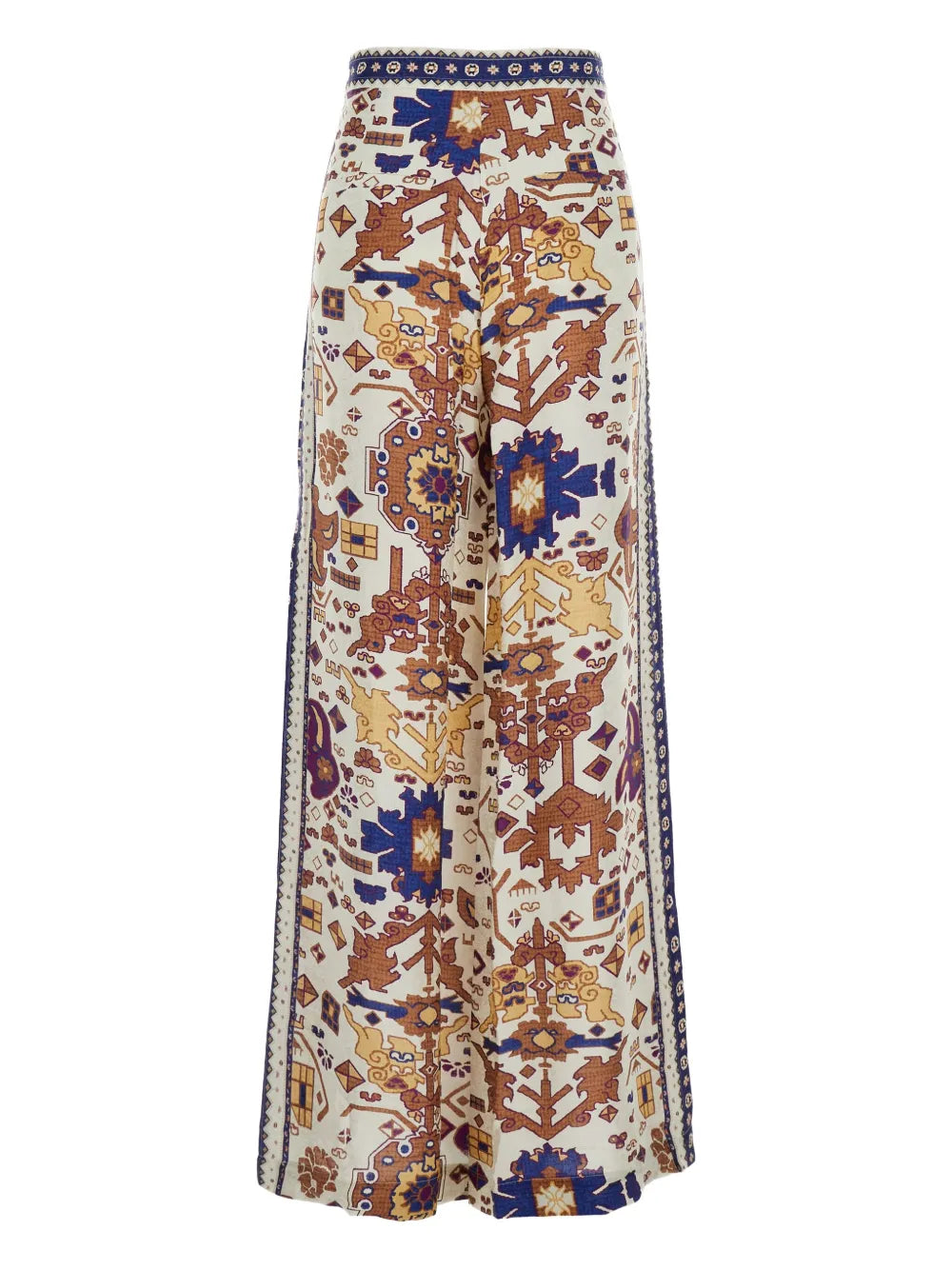 Vlyde Patterned Wide-Leg Trousers