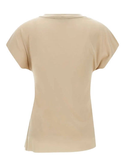 Draped-Detail T-Shirt