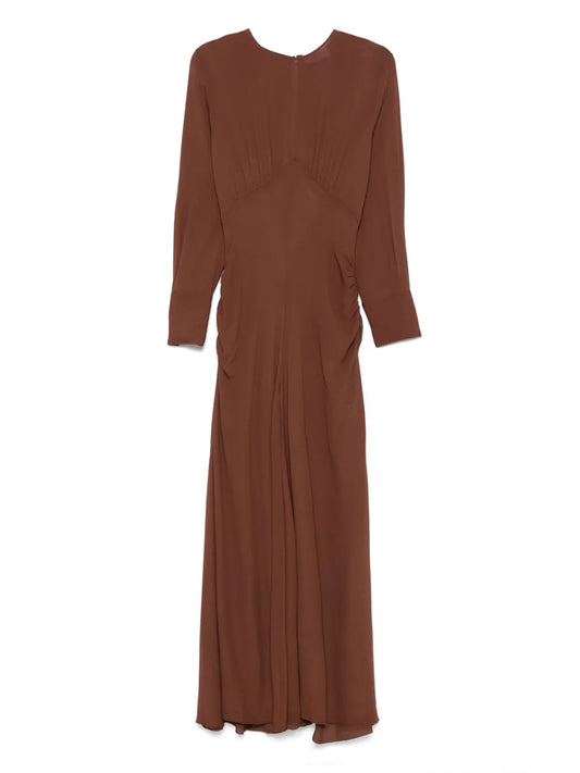 Long-Sleeves Maxi Dress