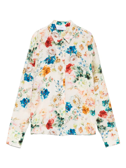 Floral-Print Shirt