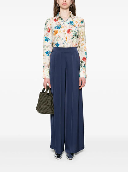Satin Palazzo Pants
