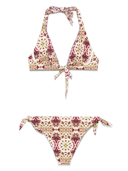 Abstract-Print Bikini