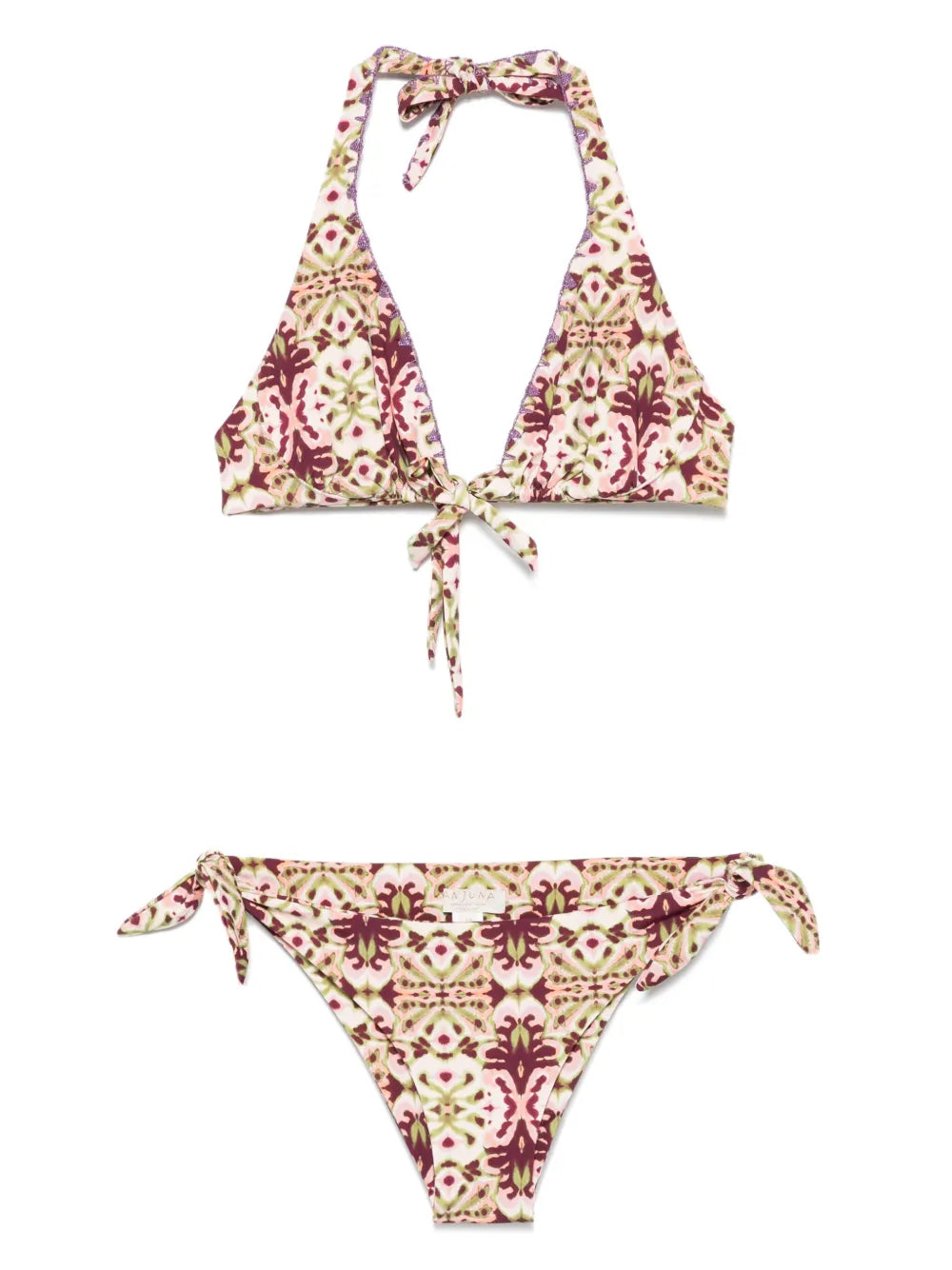 Abstract-Print Bikini