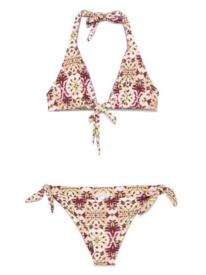 Abstract-Print Bikini