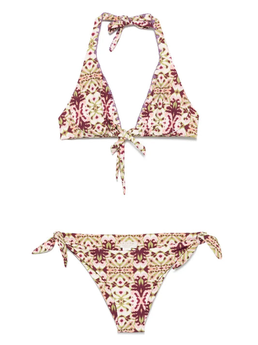 Abstract-Print Bikini