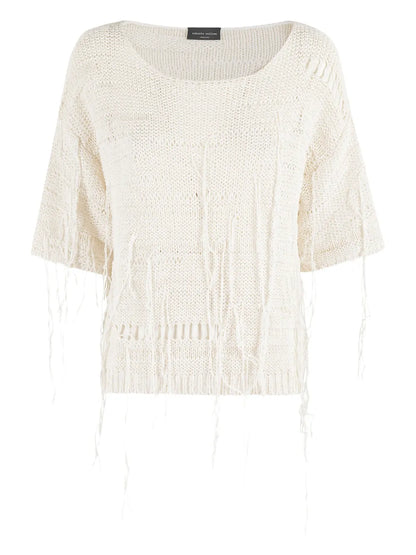 Fringe-Detail Sweater