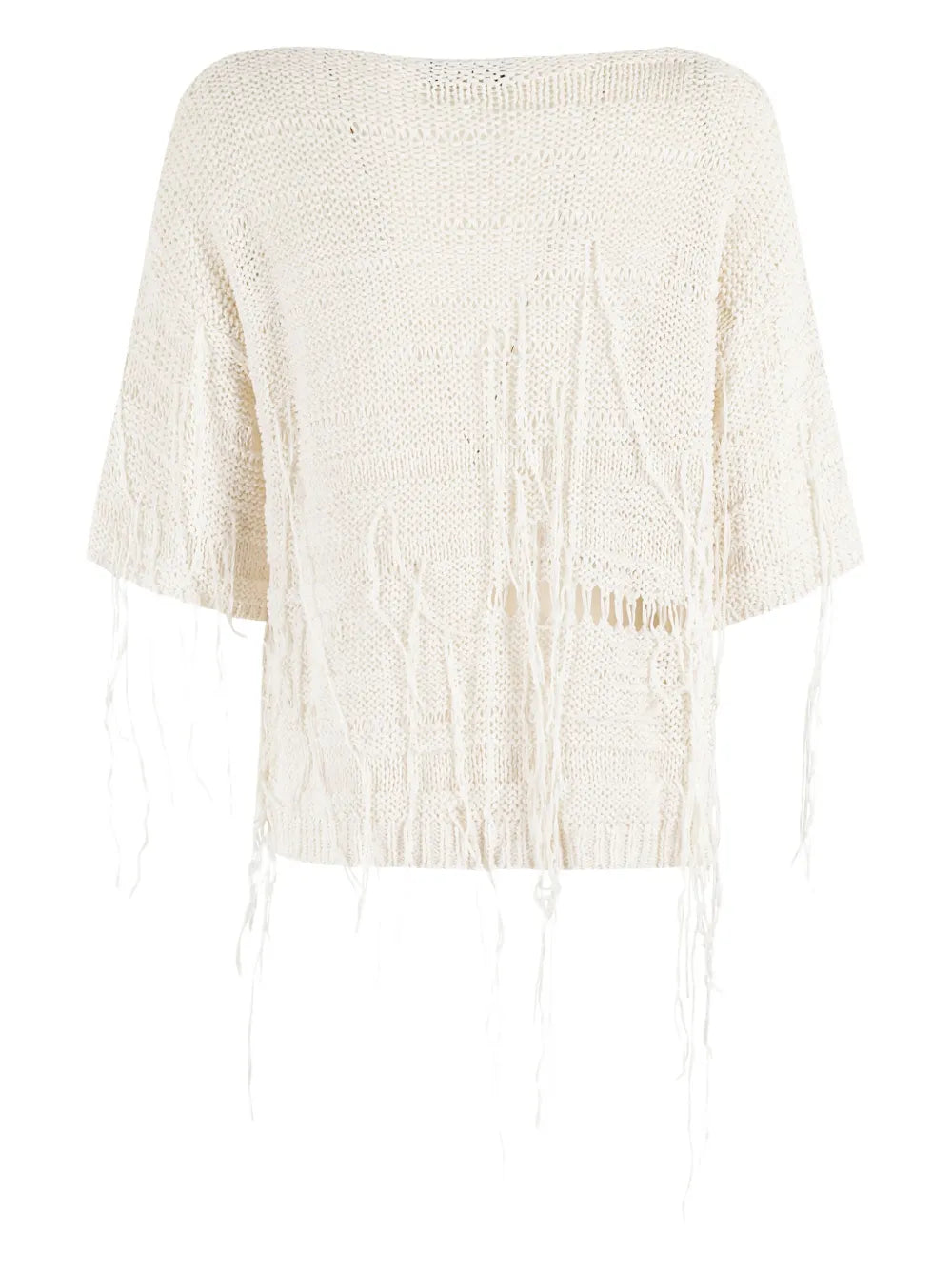 Fringe-Detail Sweater