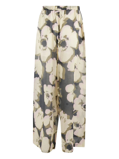 Floral-Print Palazzo Pants