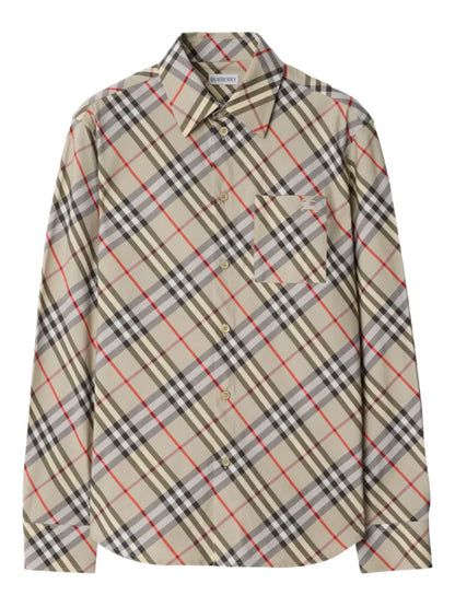 Check-Print Shirt