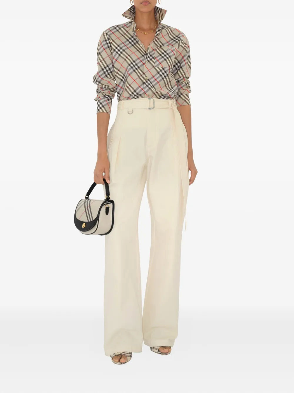 Check-Print Shirt