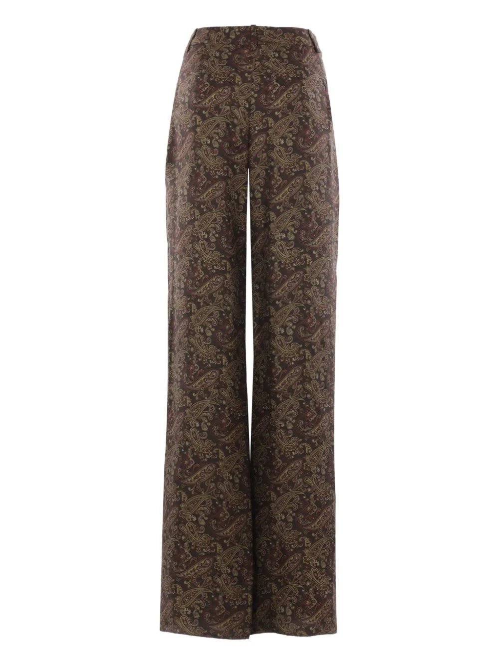Silk Straight-Leg Trousers