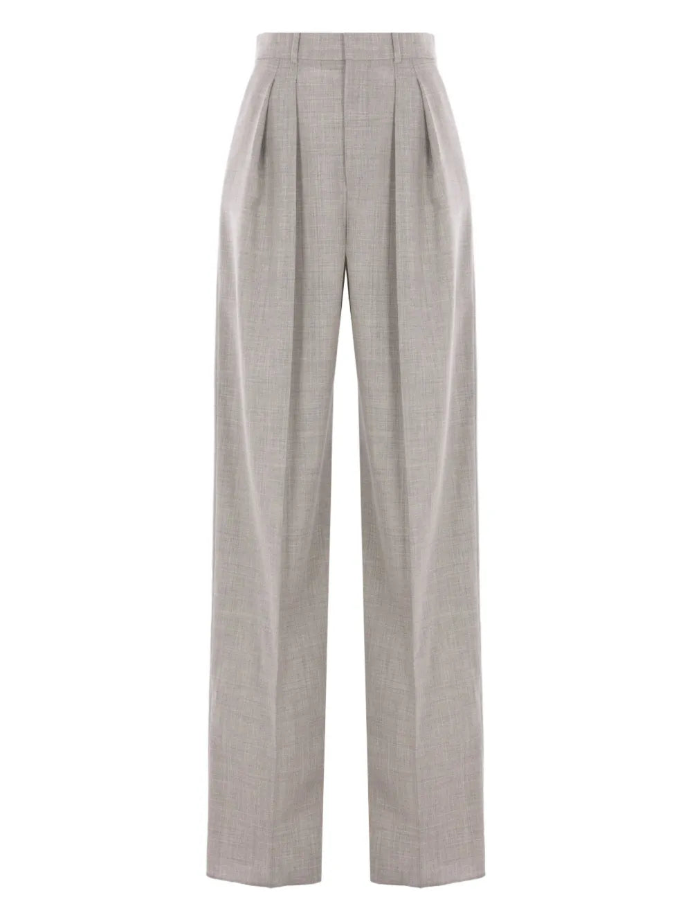 Wool Wide-Leg Trousers