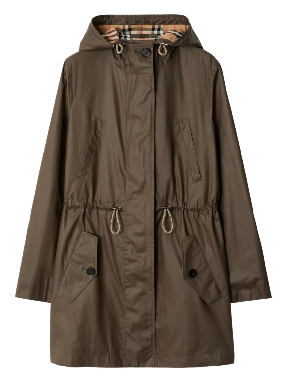 Gabardine Parka Coat
