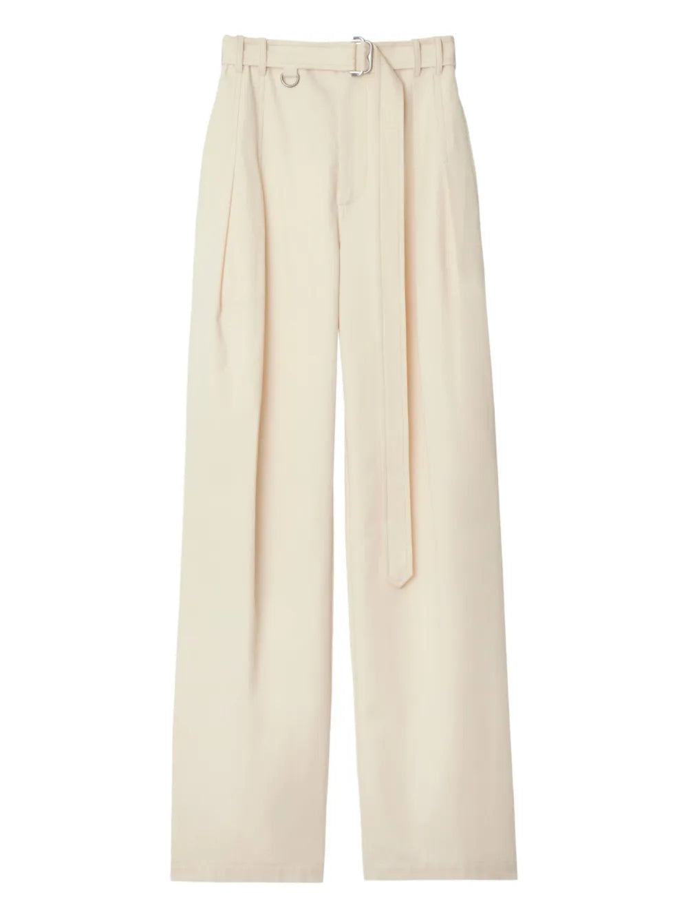 Gabardine Belted Trousers